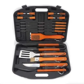 18 Pcs Stainless Steel BBQ Accessories Tool