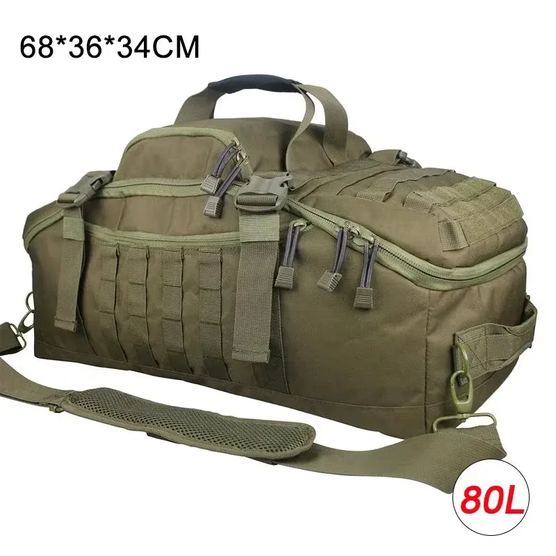 40L 60L 80L Travel Bag Molle Tactical Backpack Bag Large Duffle Bag