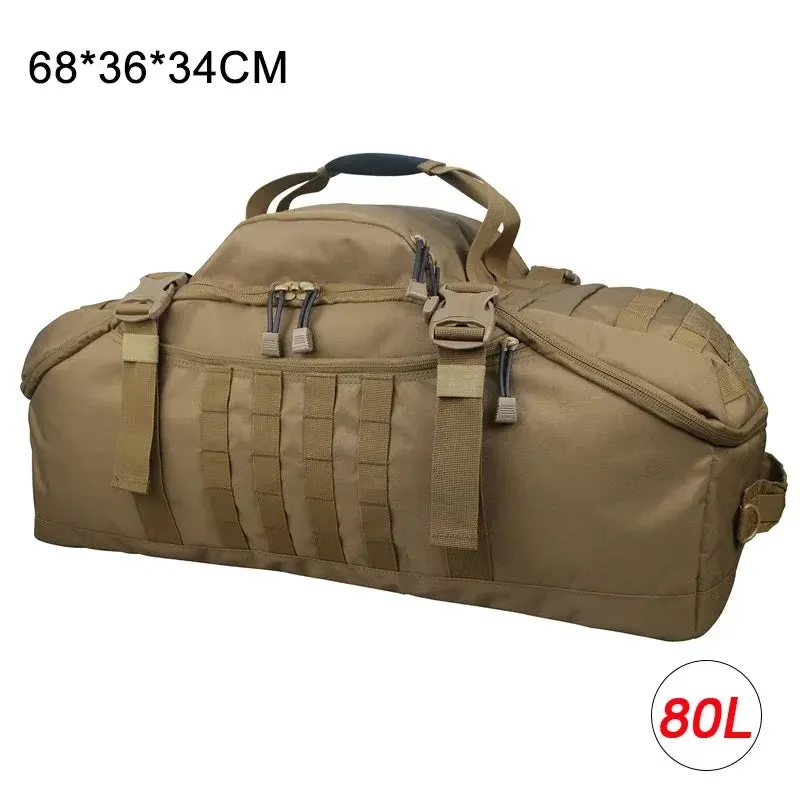40L 60L 80L Travel Bag Molle Tactical Backpack Bag Large Duffle Bag
