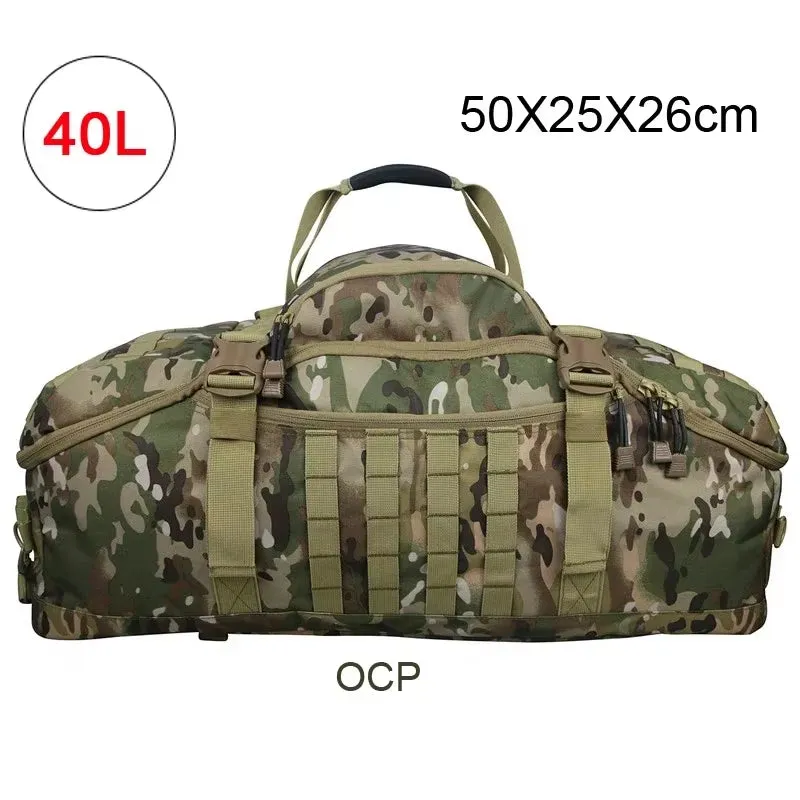 40L 60L 80L Travel Bag Molle Tactical Backpack Bag Large Duffle Bag