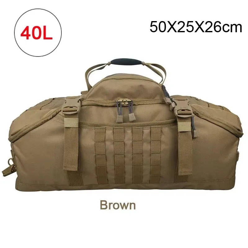 40L 60L 80L Travel Bag Molle Tactical Backpack Bag Large Duffle Bag
