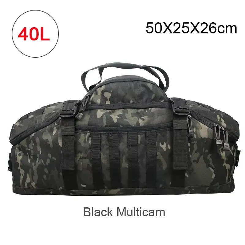 40L 60L 80L Travel Bag Molle Tactical Backpack Bag Large Duffle Bag