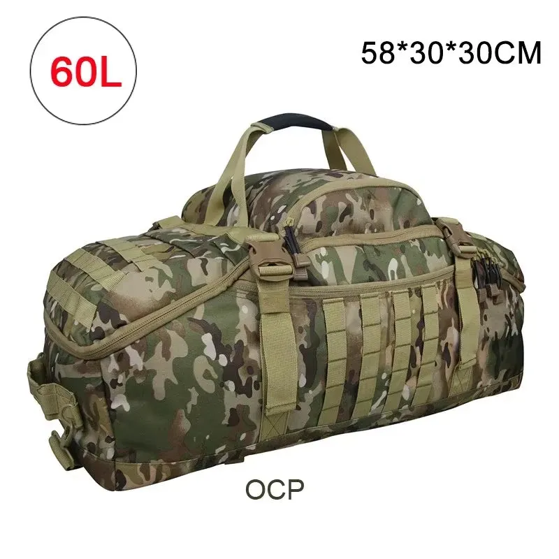 40L 60L 80L Travel Bag Molle Tactical Backpack Bag Large Duffle Bag