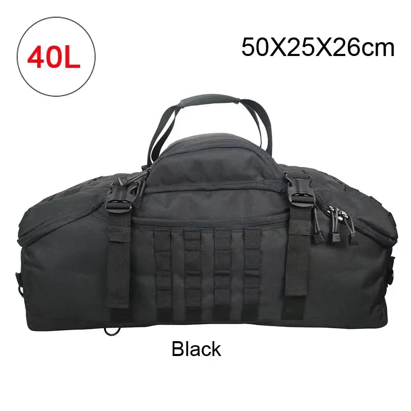 40L 60L 80L Travel Bag Molle Tactical Backpack Bag Large Duffle Bag