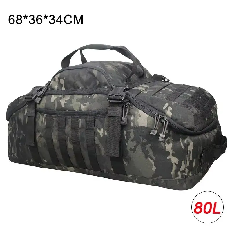 40L 60L 80L Travel Bag Molle Tactical Backpack Bag Large Duffle Bag