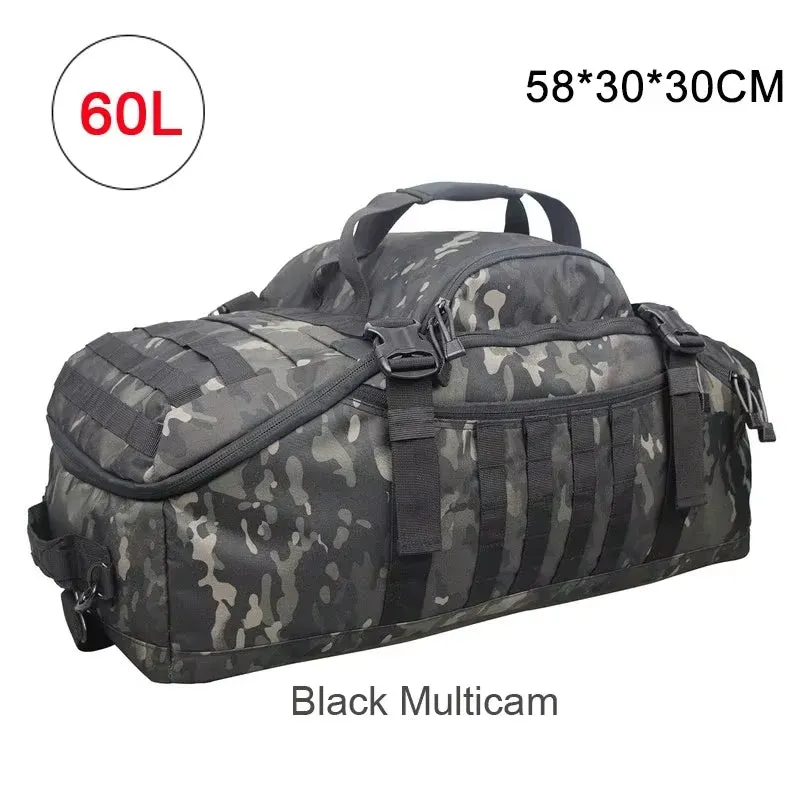 40L 60L 80L Travel Bag Molle Tactical Backpack Bag Large Duffle Bag