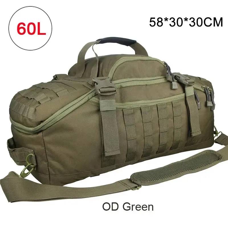 40L 60L 80L Travel Bag Molle Tactical Backpack Bag Large Duffle Bag