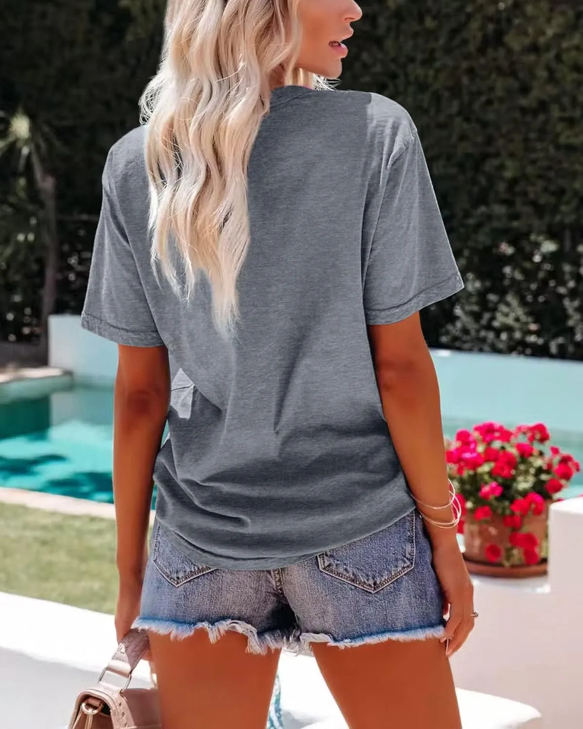 Anbech Womens Dandelion Graphic T-Shirts Teen Girls Cute Sunflower Print Casual Tee Tops