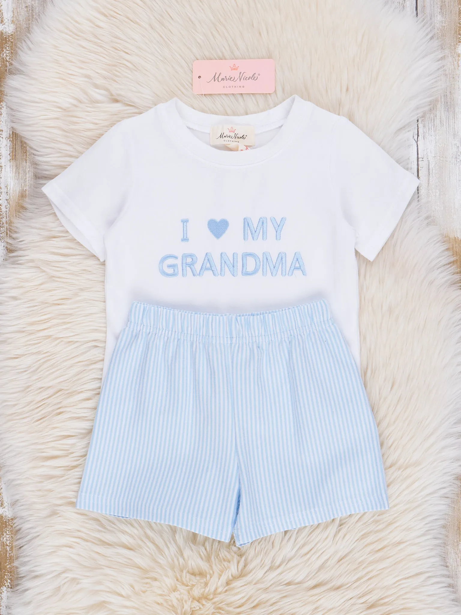 Blue Grandma Love Outfit