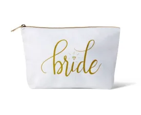 Bride Canvas Makeup Bag - Diamond