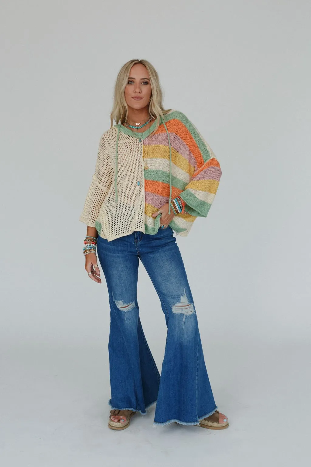Bright Eyed Colorblock Top - Multi