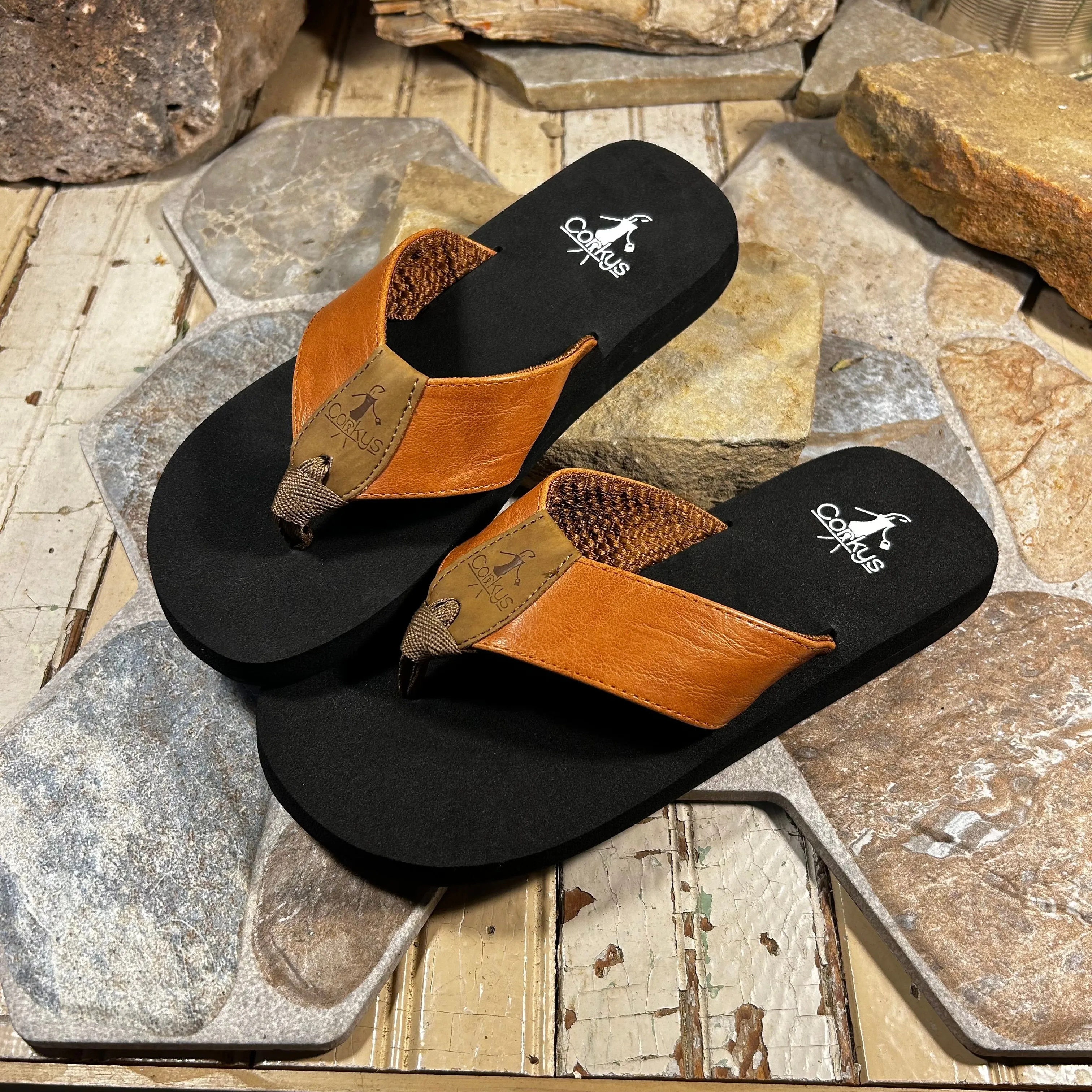 Cognac Flip Flop/Sandal
