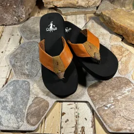 Cognac Flip Flop/Sandal