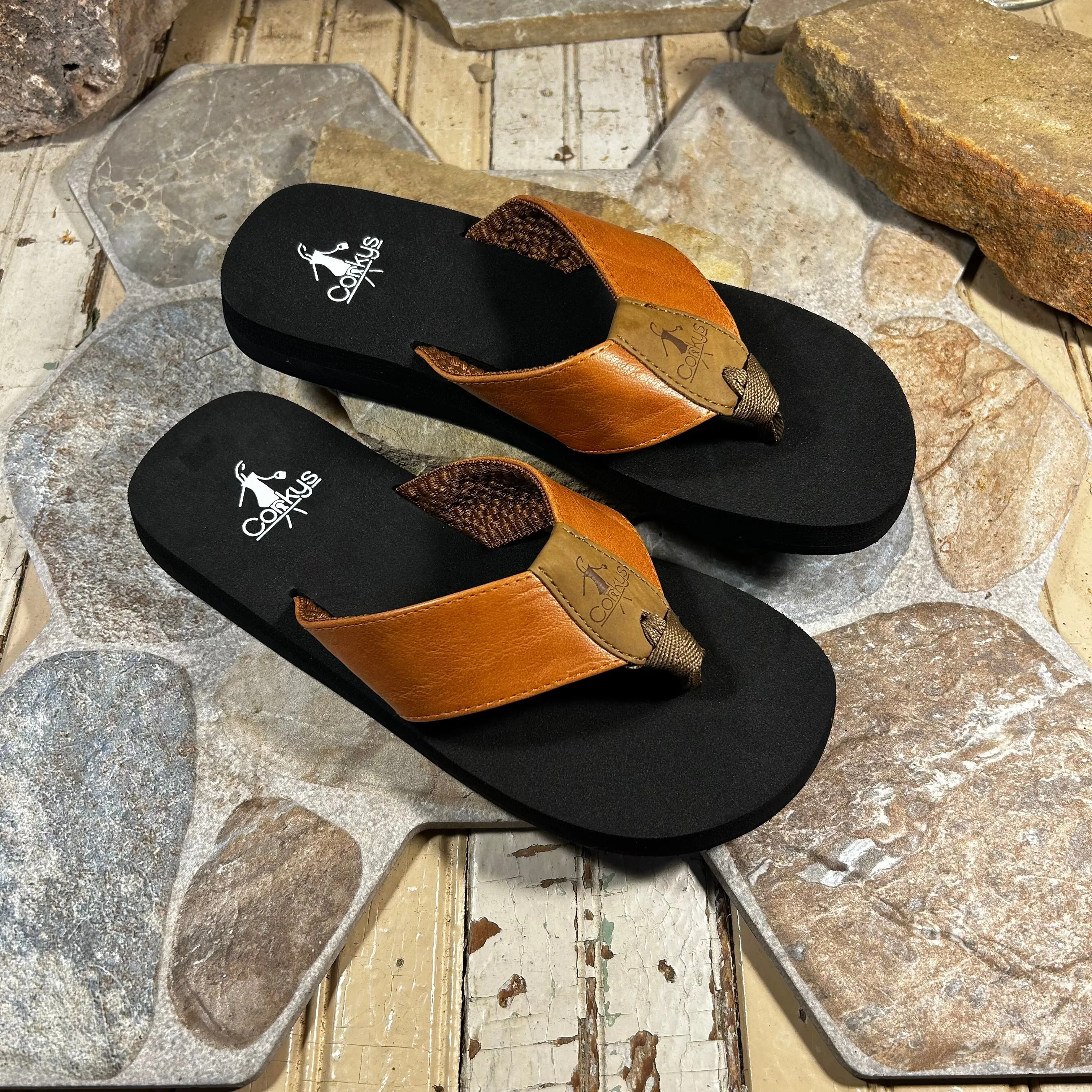 Cognac Flip Flop/Sandal