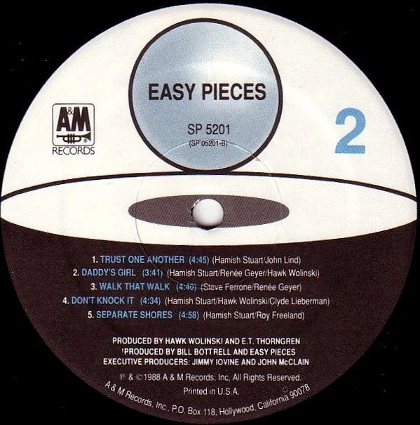 Easy Pieces - Easy Pieces (LP, Album) (VG )