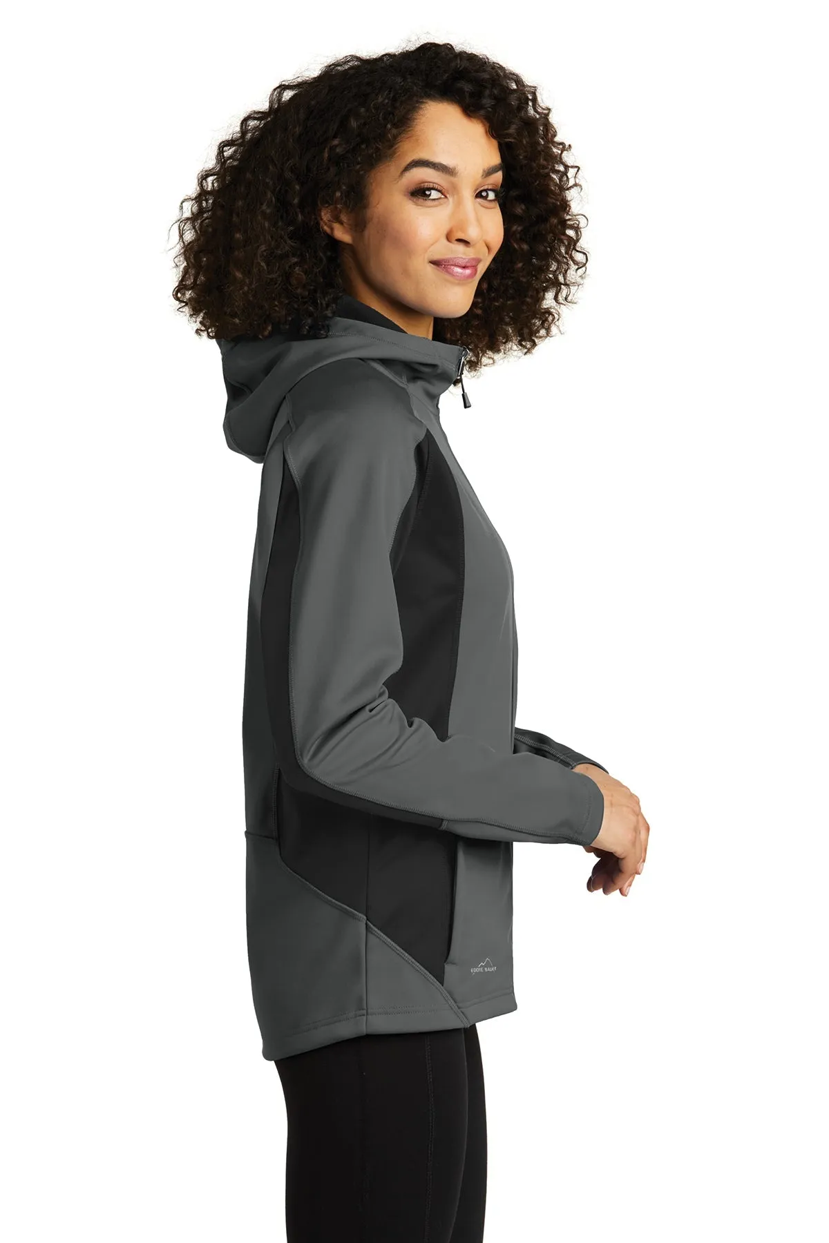 Eddie Bauer Ladies Trail Custom Soft Shell Jackets, Metal Grey
