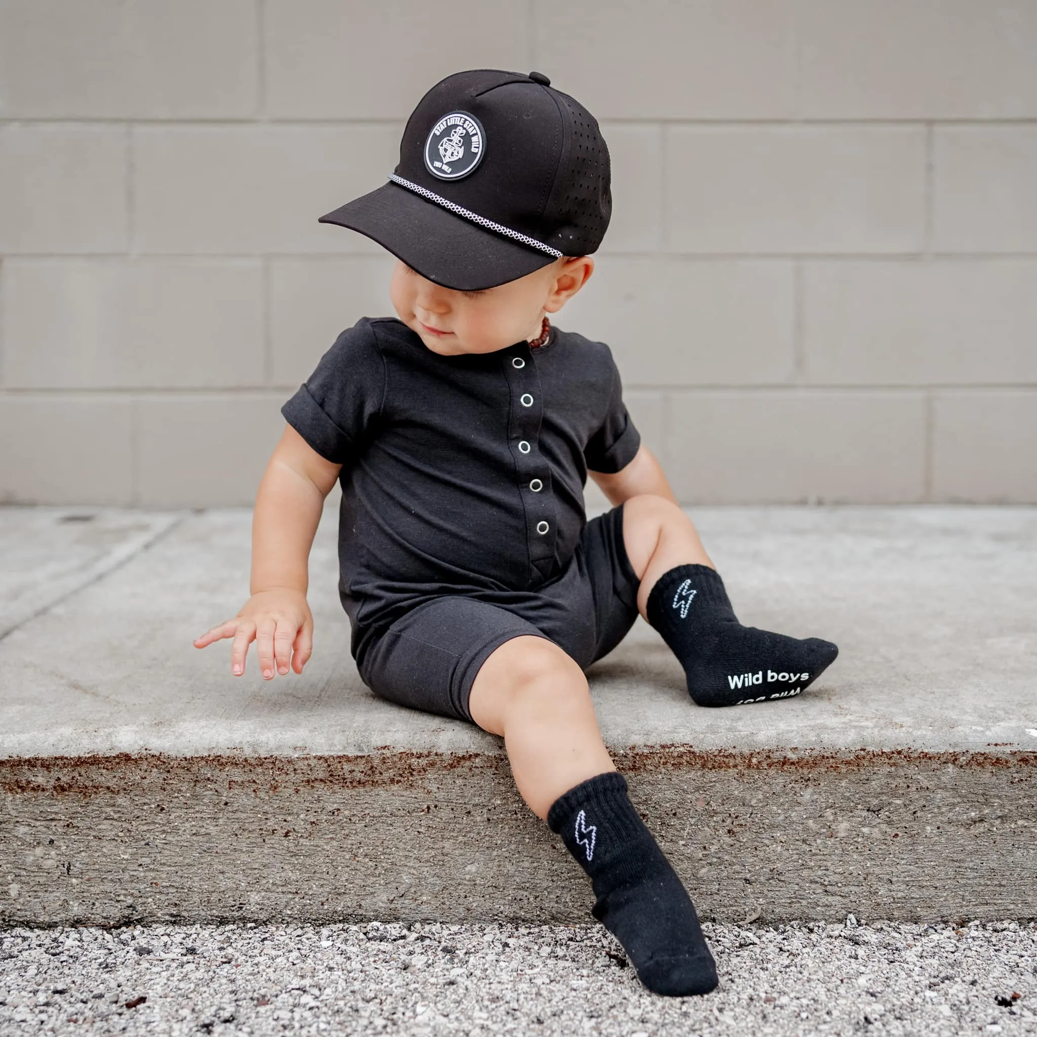 Essentials Rag Romper - 'Phantom'