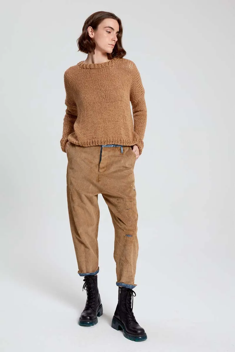Hand Knitted Pullover - Original Sand