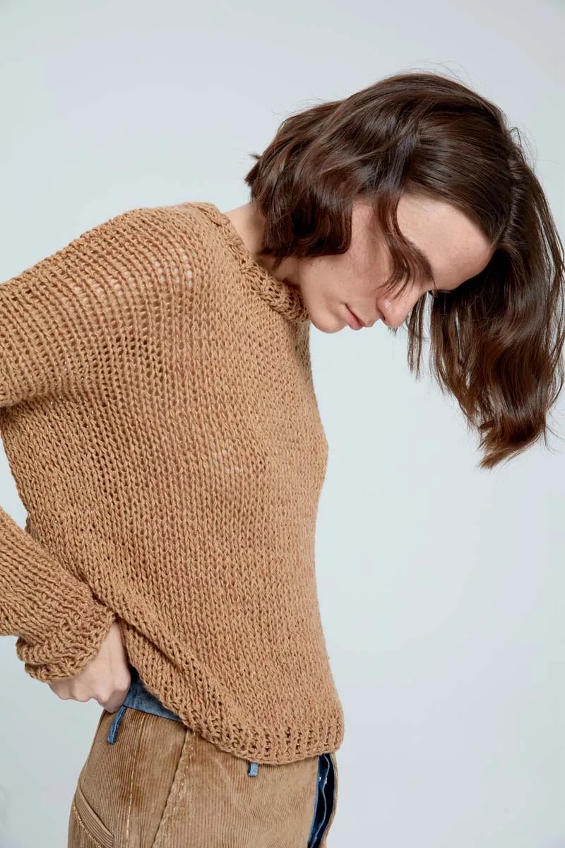 Hand Knitted Pullover - Original Sand
