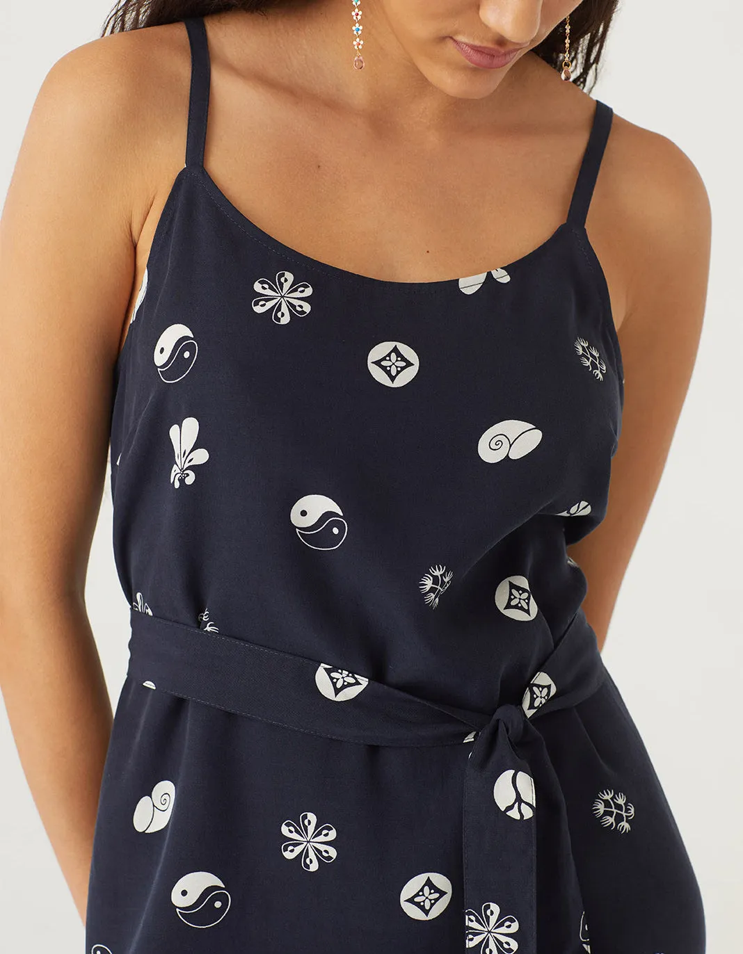 Harmony Dress in Navy