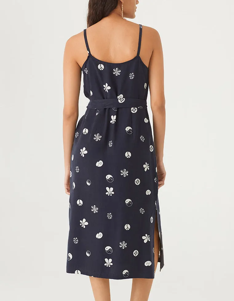 Harmony Dress in Navy