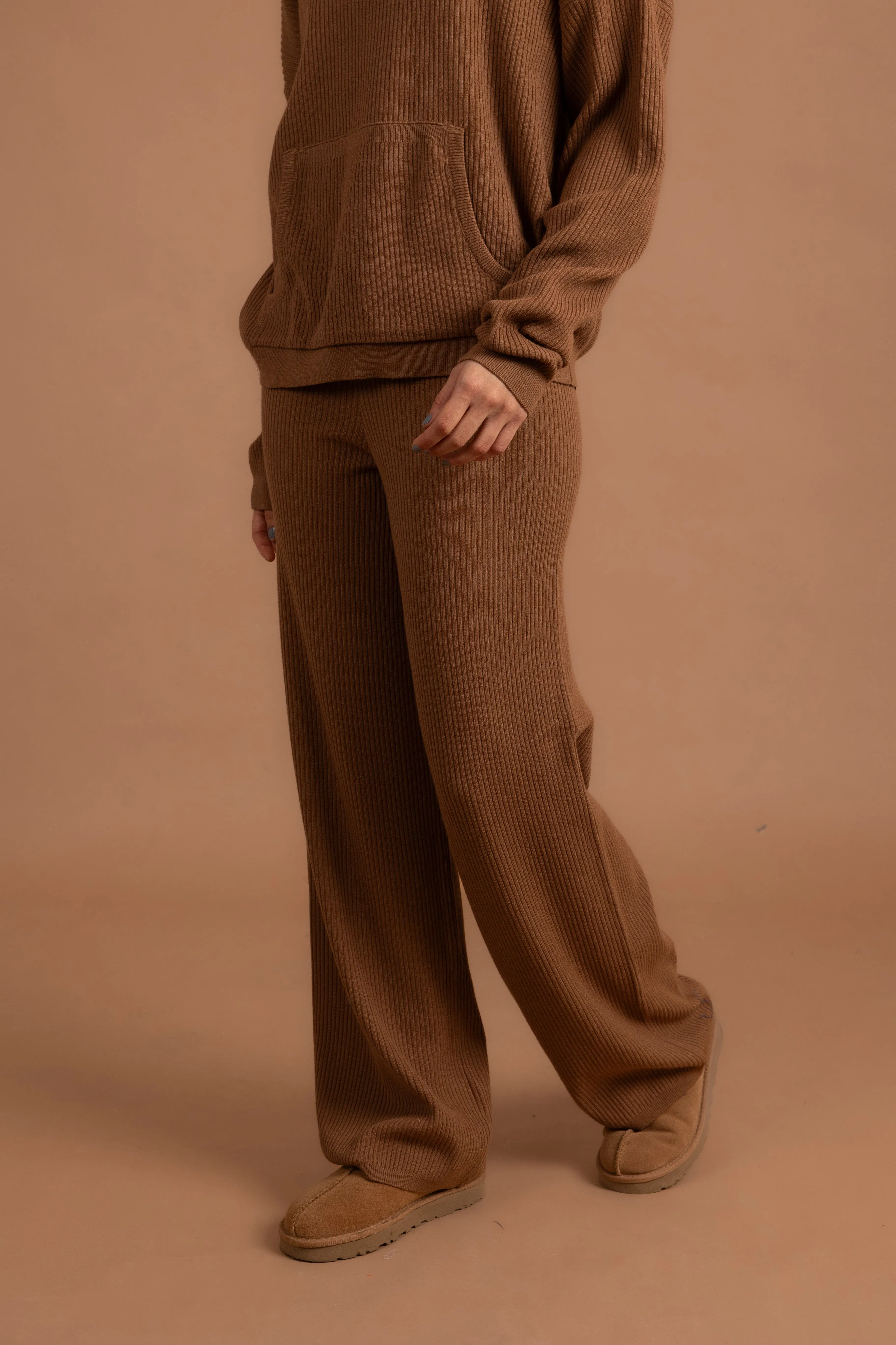 Havane Ribbed Knit Set