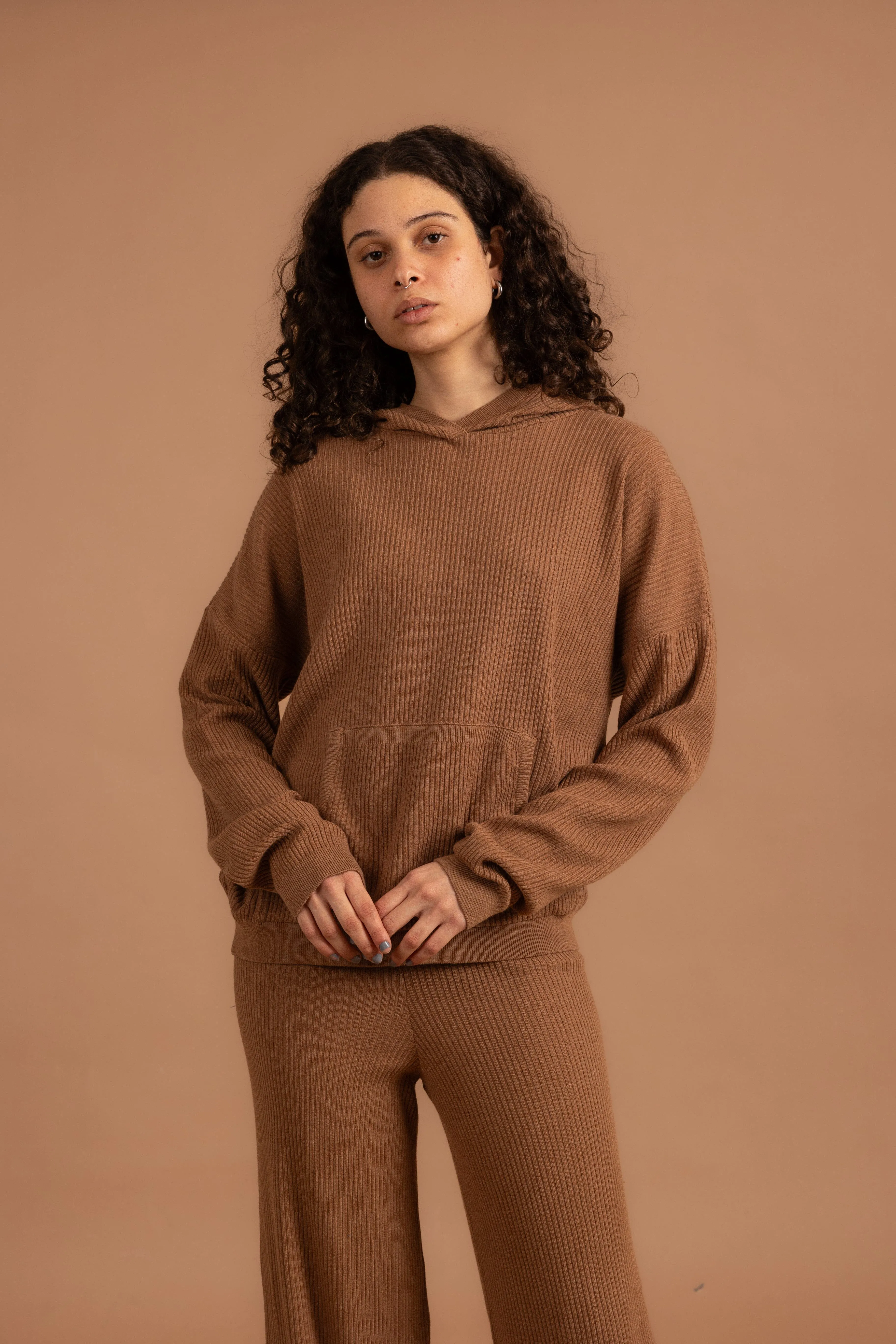 Havane Ribbed Knit Set