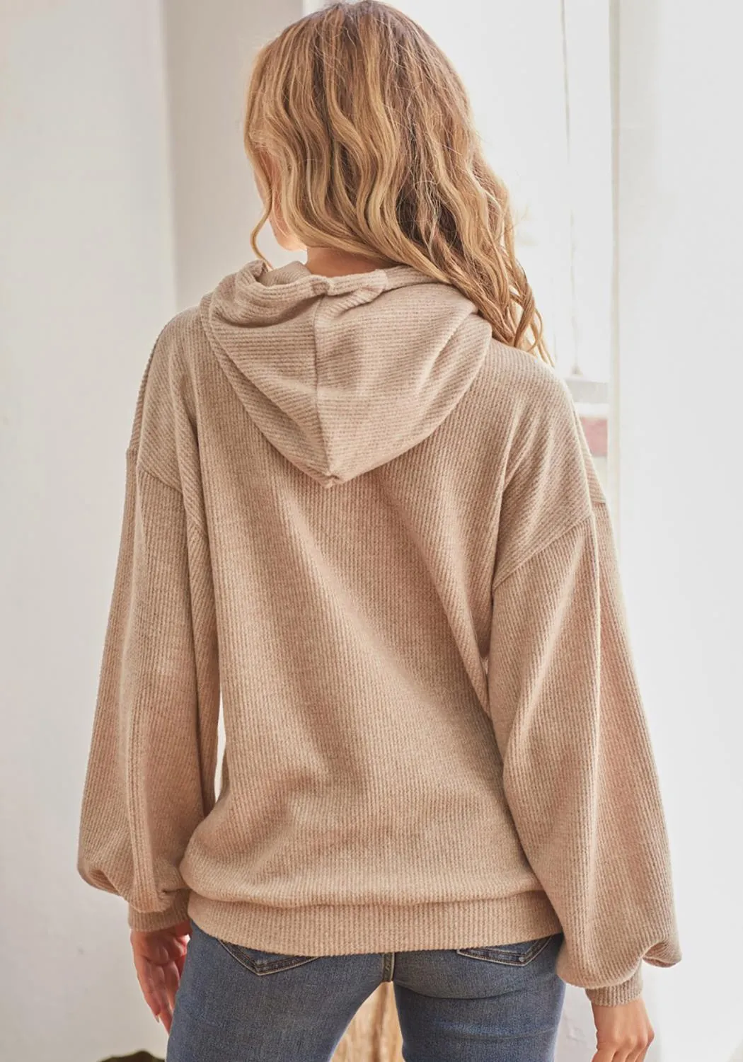 HI Curvy Fashion Casual Knitwear Hoodie Made In USA