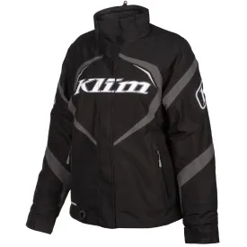 Klim  Womens Spark Snowmobile Jacket Waterproof Insulated Reflective Asphalt