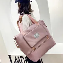 Large Capacity Folding Waterproof Travel Bags Tote Handbag Travel Duffle Bags Women Multifunctional Travel Bags