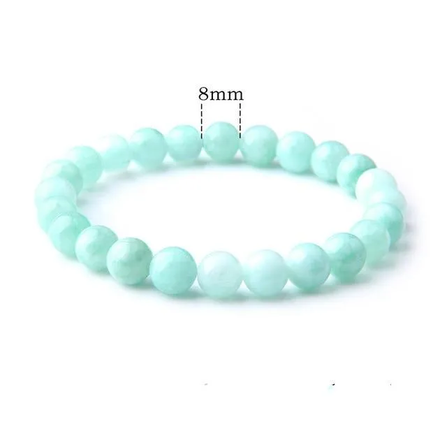 Natural Stone Beaded Bracelet