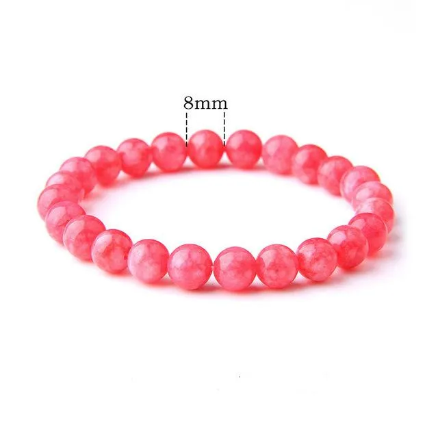 Natural Stone Beaded Bracelet