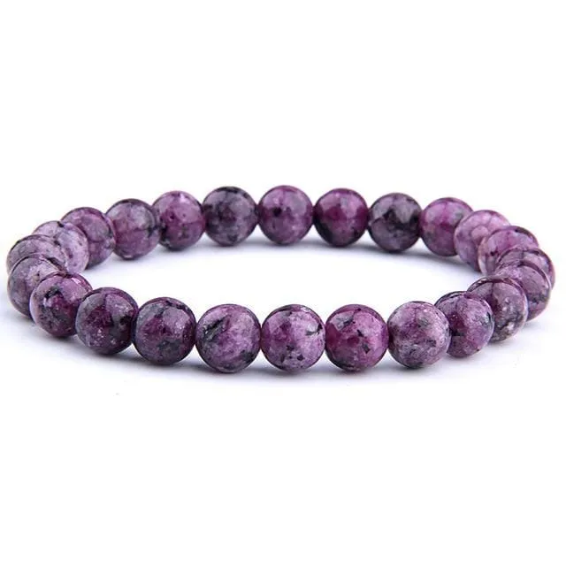 Natural Stone Beaded Bracelet