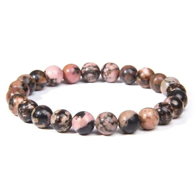 Natural Stone Beaded Bracelet