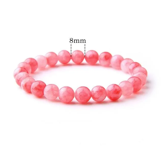 Natural Stone Beaded Bracelet