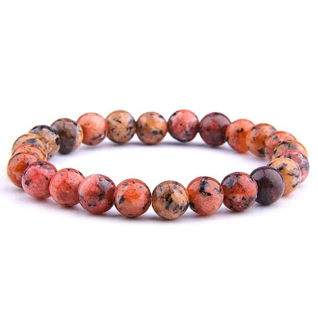 Natural Stone Beaded Bracelet