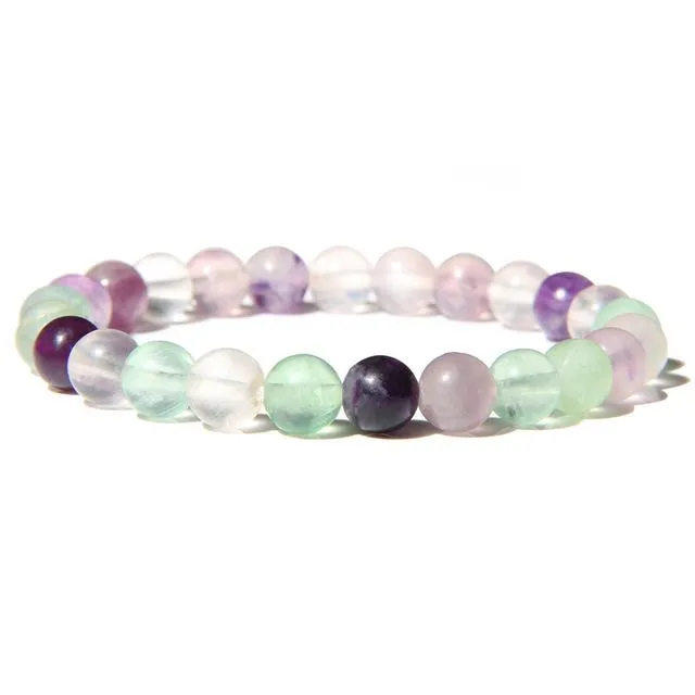 Natural Stone Beaded Bracelet