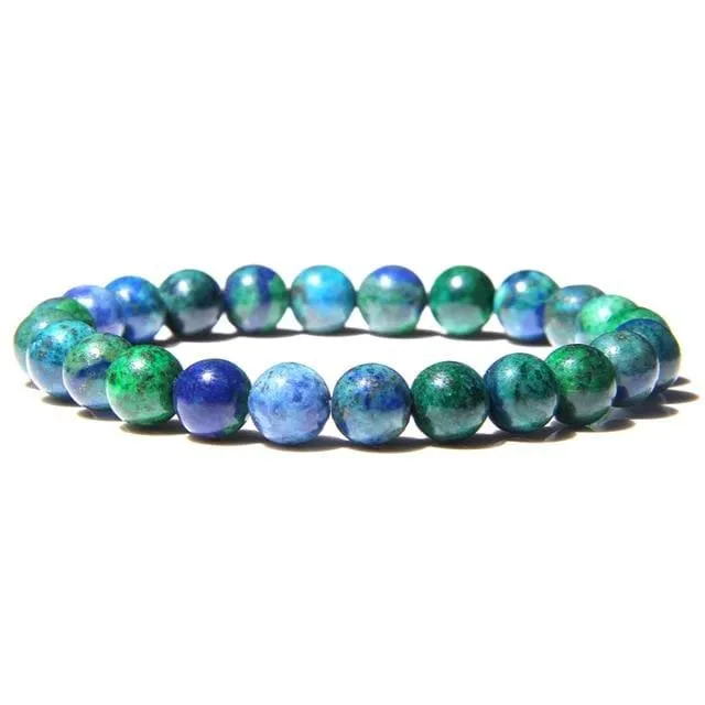 Natural Stone Beaded Bracelet