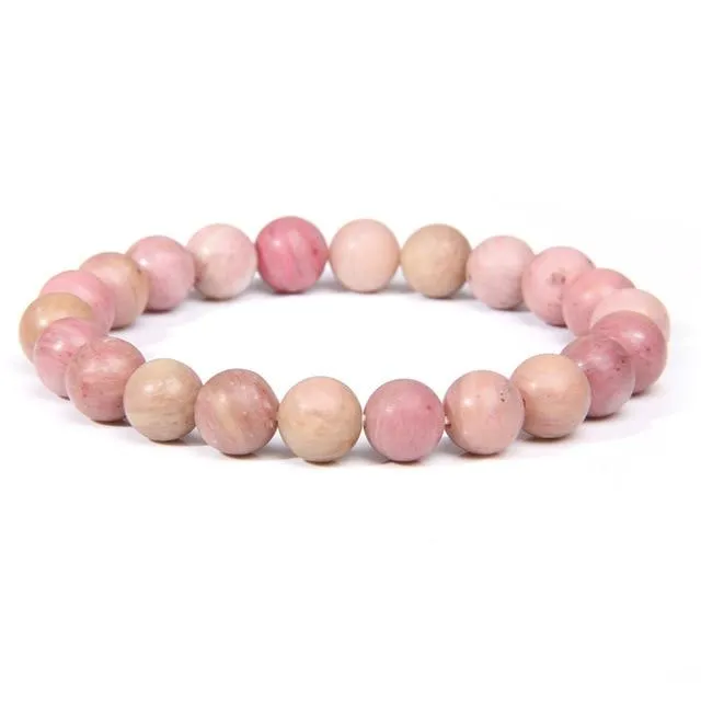 Natural Stone Beaded Bracelet