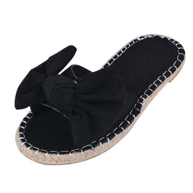Olivia's Slip On Bow Sandals