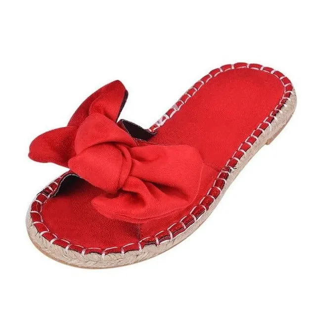 Olivia's Slip On Bow Sandals