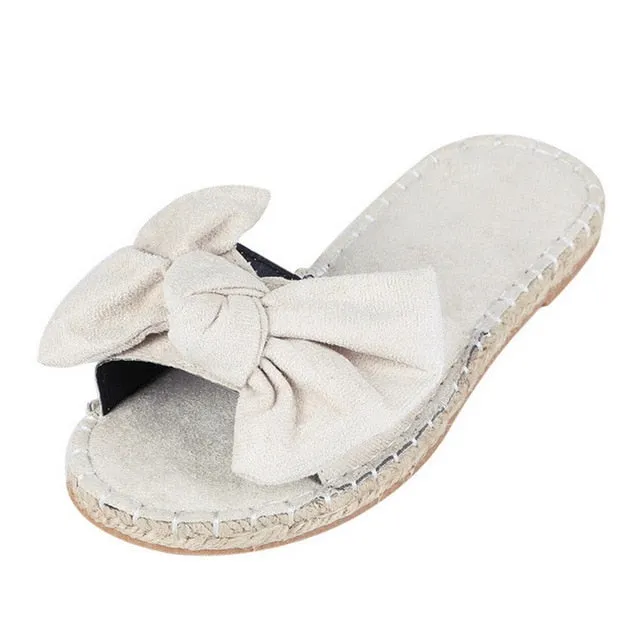 Olivia's Slip On Bow Sandals