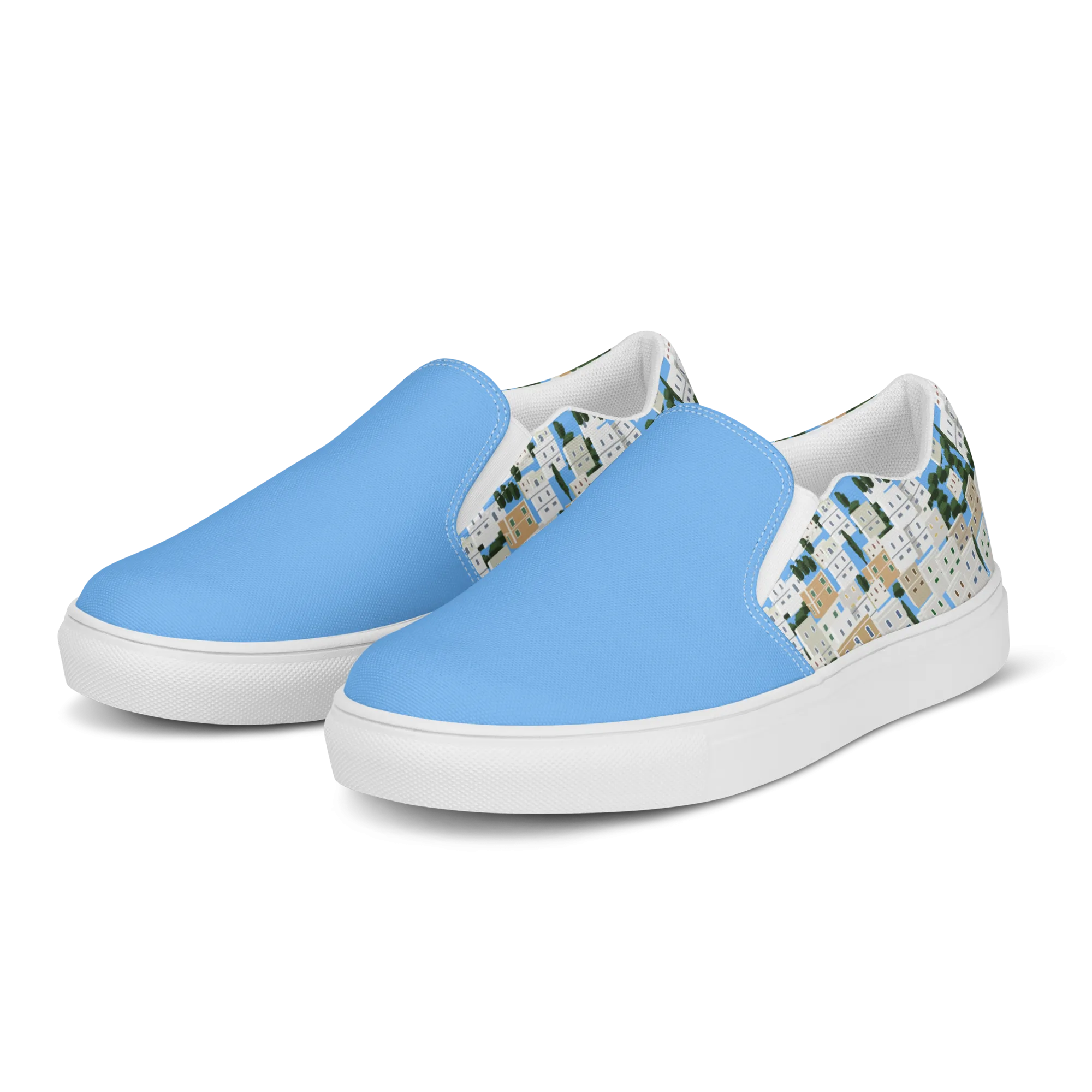 Panagies Womens slip-on canvas shoes