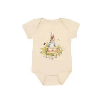 Peter Rabbit Book Stack Baby Bodysuit - 6 Mo