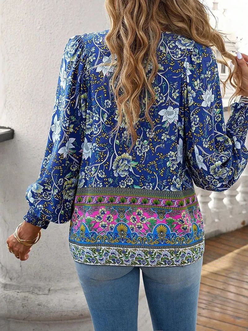 Scarlett | Elegant Floral Blouse