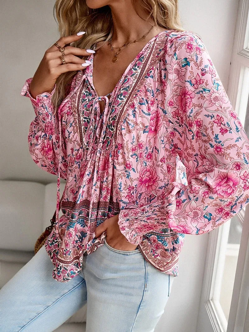 Scarlett | Elegant Floral Blouse