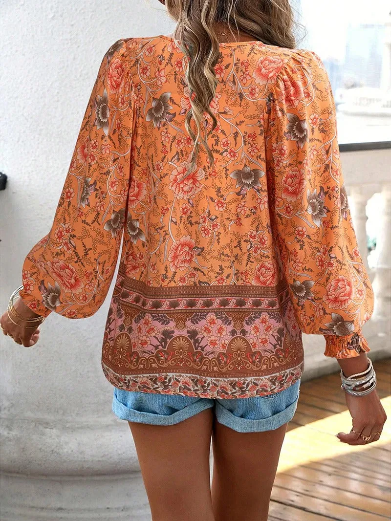 Scarlett | Elegant Floral Blouse