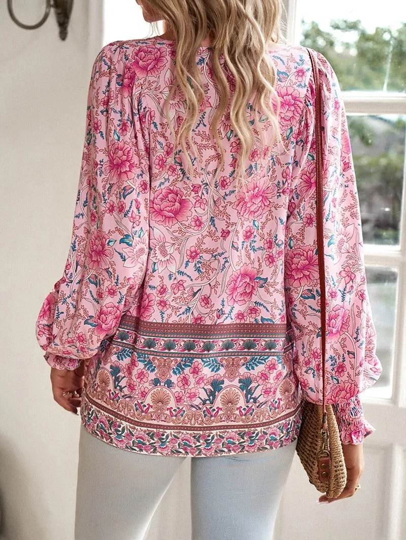 Scarlett | Elegant Floral Blouse