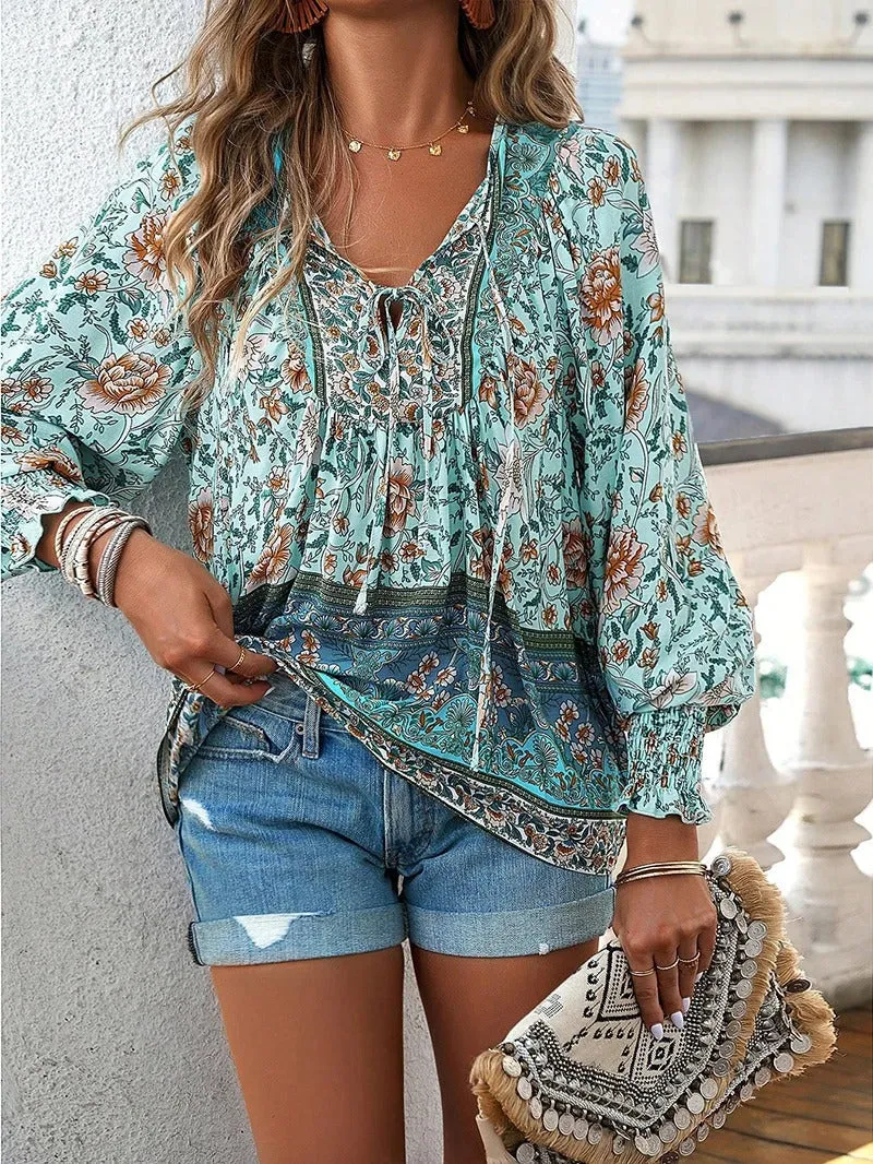 Scarlett | Elegant Floral Blouse