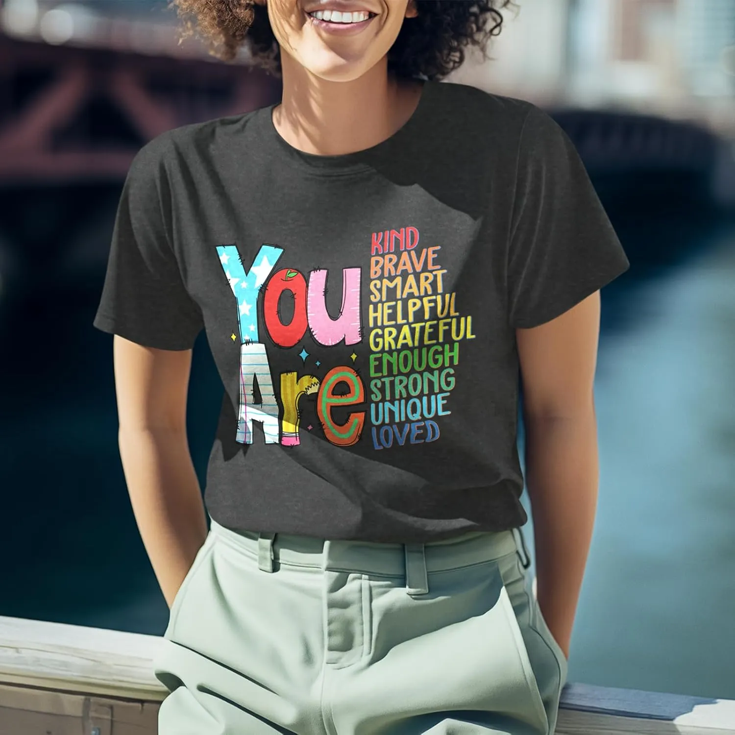Teacher Shirts for Women Tops Teacher Tshirts Shirts for Women, You are Teacher Graphic Tees for Women